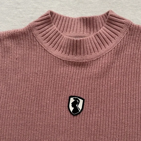 Vivienne Hu VHNY Convertible, Knit, Long Sleeve, Vest, Mauve, Sweater, OS - Picture 5 of 13